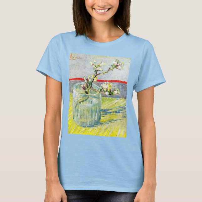 Camiseta Floreciente rama de almendras de Vincent van Gogh (Anverso)