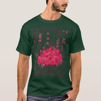 Camiseta Florecimiento de cerezo japonés en la ciudad de Sa