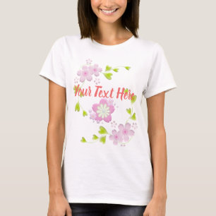 Camiseta Florecimiento de cerezo Sakura al estilo Kawaii