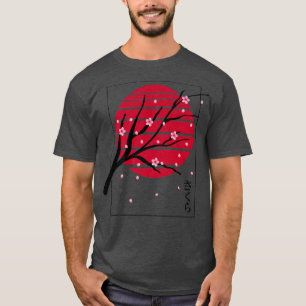 Camiseta Florecimiento de cerezo Sakura japonés