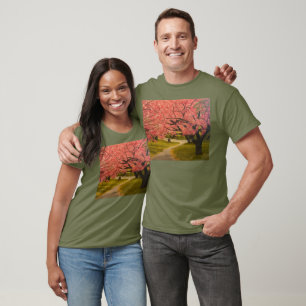 Camiseta Florecimiento de cerezos en primavera, por Gary Po