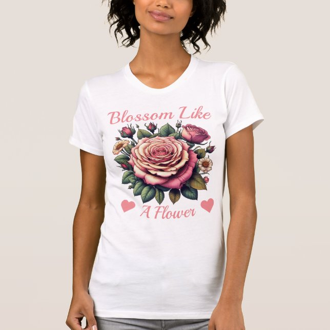 Camiseta Florecimiento de la inspiración (Anverso)