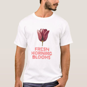 Camiseta Florecimiento de la mañana fresca