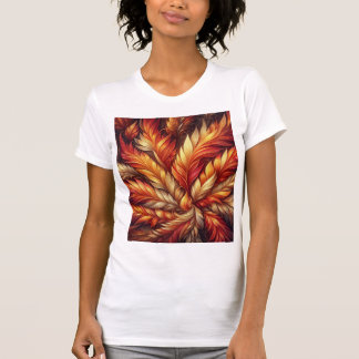 Camiseta Florecimiento del Infierno — Mandala de Pluma de F