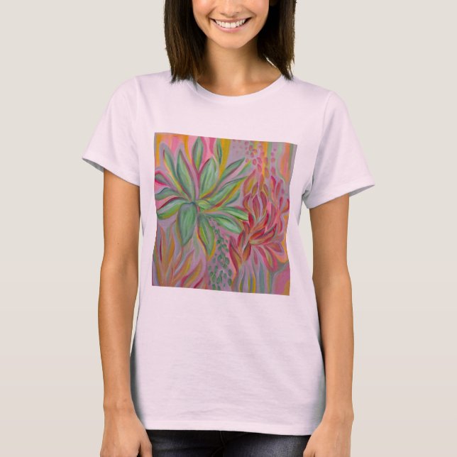 Camiseta Florecimiento Eléctrico (Anverso)