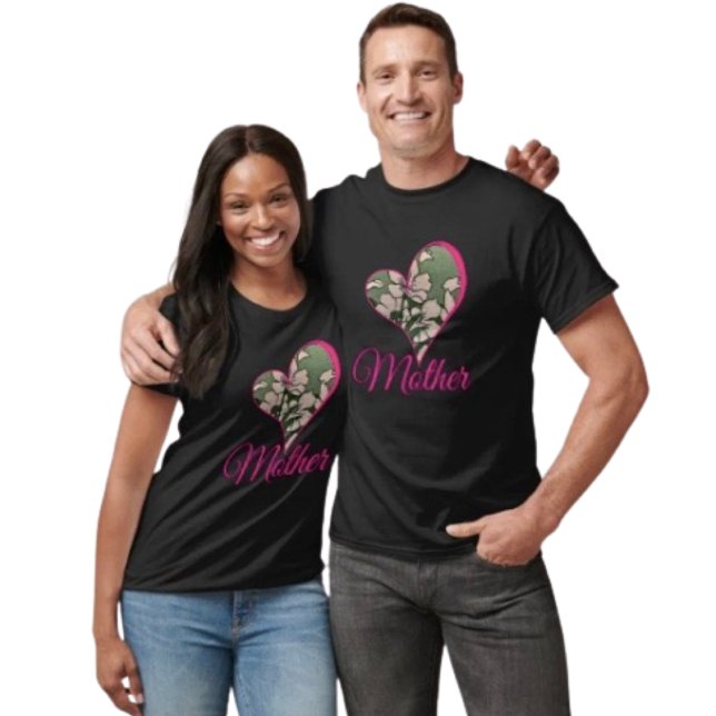 Camiseta Florecimiento Rosa Verde (Celebrate Mom with a tee he’ll love to wear—perfect for family photos and Mother’s Day fun. 

)