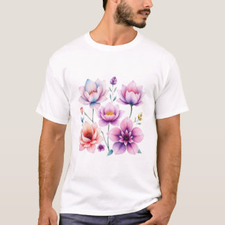 Camiseta Florecimiento vibrante en flor