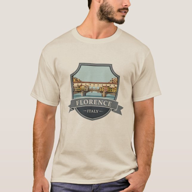 Camiseta Florence Italy Ponte Vecchio Travel (Anverso)