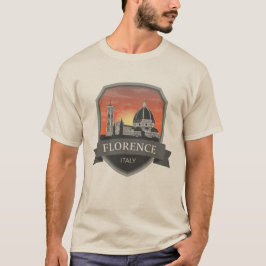 Camiseta Florence Italy Skyline Travel