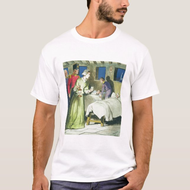 Camiseta Florence Nightingale (1820-1910) de 'píos en (Anverso)
