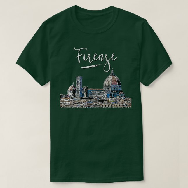 Camiseta Florencia Florencia Italiano Souvenir Europa Itali (Diseño del anverso)