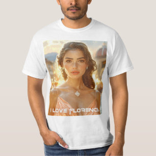 CAMISETA FLORENCIA - ITALIA - AMO FLORENCIA