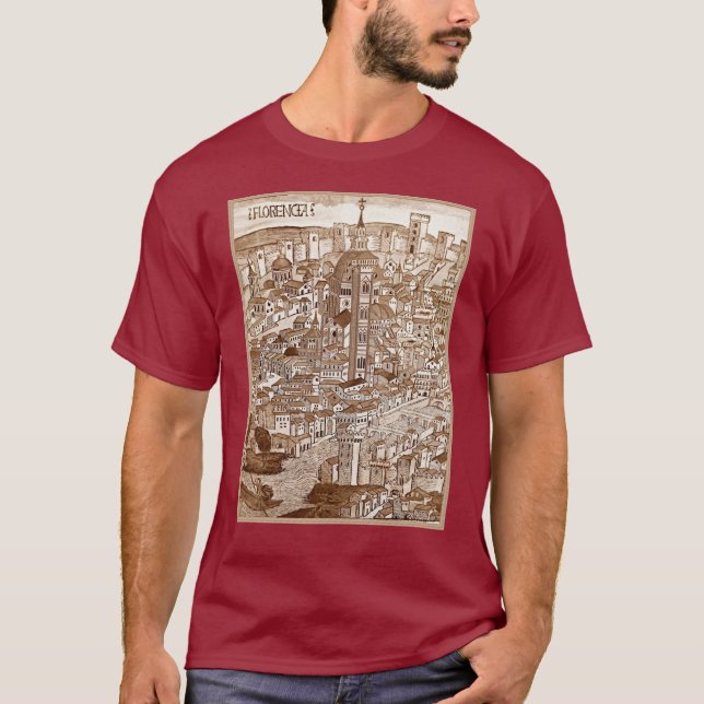 Camiseta Florencia Sepia 1493 (Anverso)