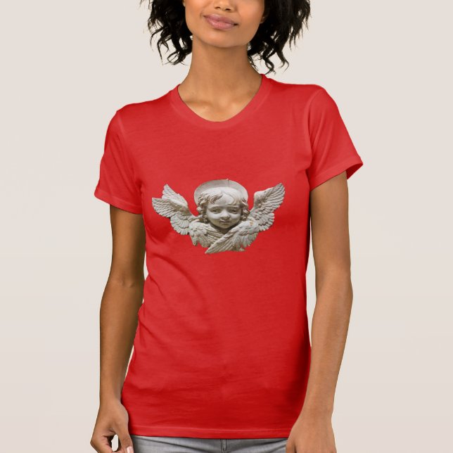 CAMISETA FLORENTINE RENAISSANCE ANGEL MONOGRAM (Anverso)