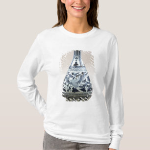 Camiseta Florero azul y blanco, dinastía de Yuan