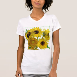 Camiseta Florero con doce girasoles, Bello Artes de Van