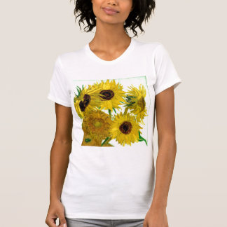 Camiseta Florero con doce girasoles, Bello Artes de Van