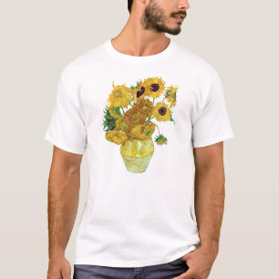 Camiseta Florero con doce girasoles de Vincent van Gogh