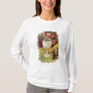 Camiseta Florero de las flores, anémonas en un vidrio