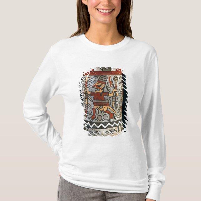 Camiseta Florero que representa una escena agrícola (Anverso)