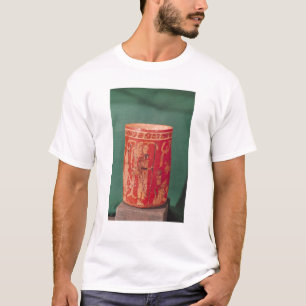 Camiseta Florero que representa una escena ceremonial,