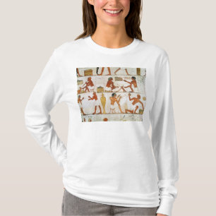 Camiseta Floreros de grabado y de pulido en oro y