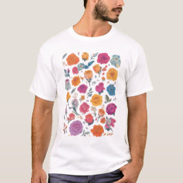 Camiseta flores