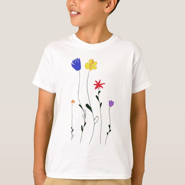 Camiseta Flores (Anverso)