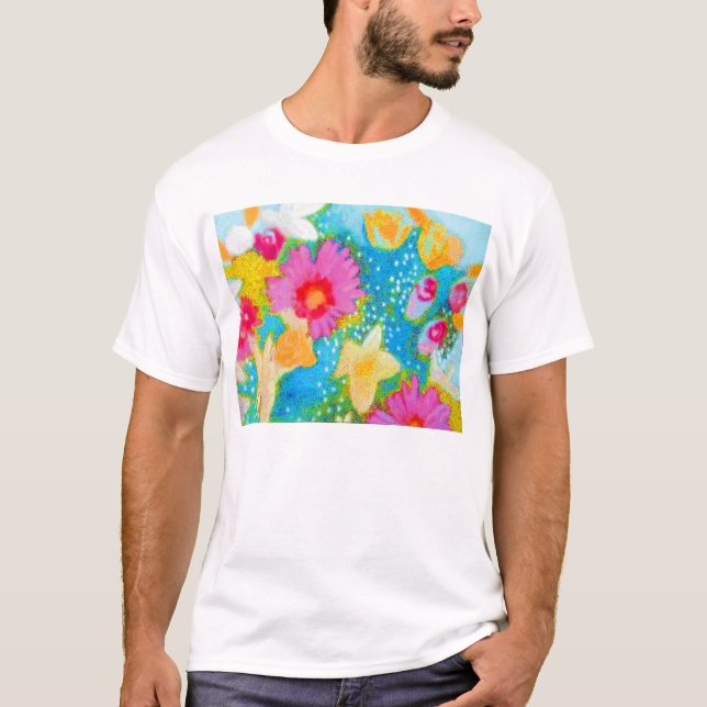 Camiseta flores (Anverso)