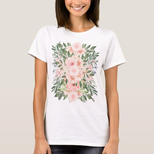 Camiseta flores (Anverso)