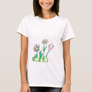 Camiseta - flores