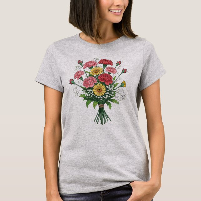 CAMISETA FLORES 6 (Anverso)