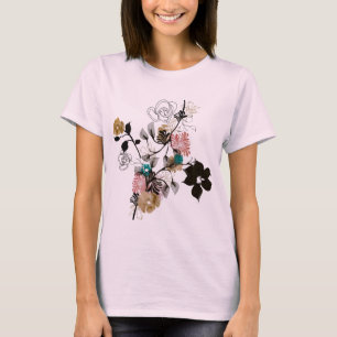 Camiseta Flores abstractas Shirt