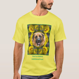 Camiseta Flores Al Sol Crea Tu Propia Foto Mascota