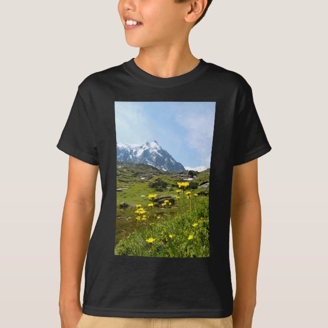 Camiseta Flores alpinas - Hermosas! (Anverso)
