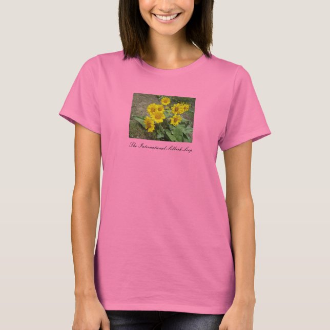 Camiseta Flores amarillas (Anverso)