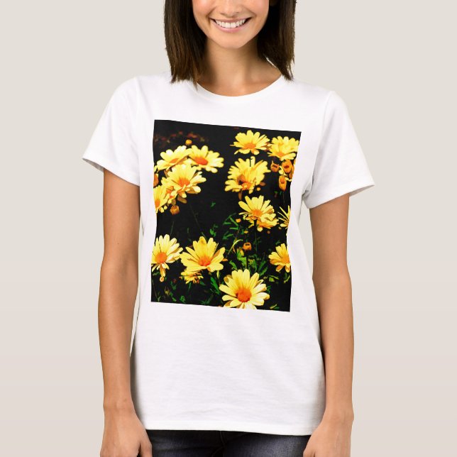 Camiseta Flores amarillas (Anverso)