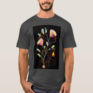 Camiseta Flores amarillas en el espacio