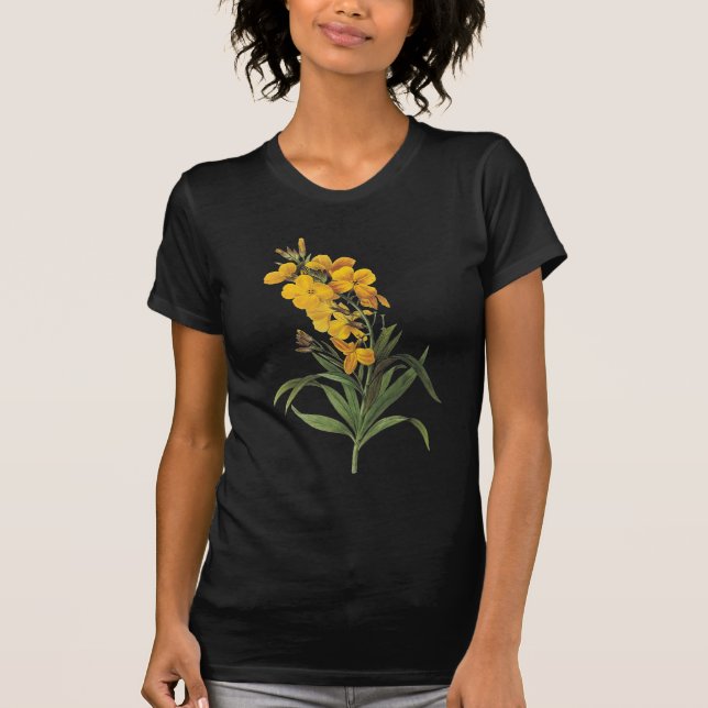 Camiseta Flores amarillas, Pierre Joseph Redouté (Anverso)