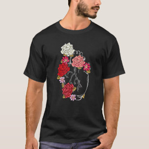 Camiseta Flores anatómicas Amor Planta Jardín Florecimiento