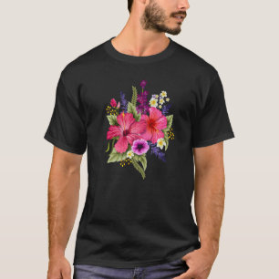 Camiseta Flores Anuncios gráficos para el corazón y diseños