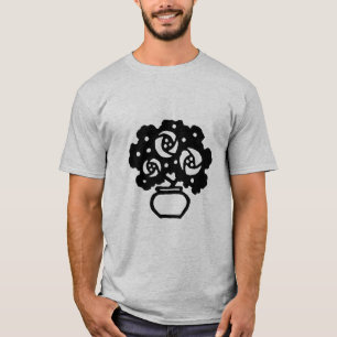 Camiseta Flores Art Deco