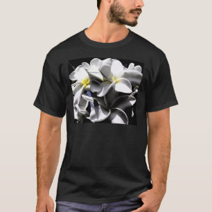 Camiseta Flores artísticas de plumeria
