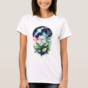 Camiseta Flores astrales