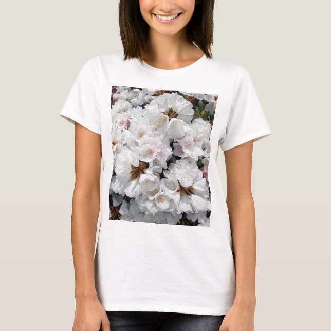Camiseta Flores blancas (Anverso)