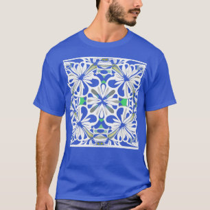 Camiseta flores blancas
