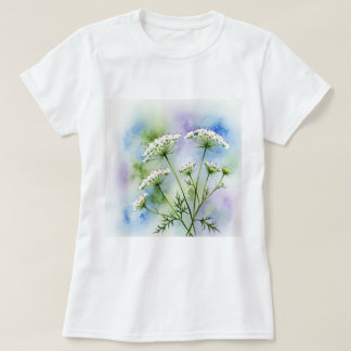 Camiseta Flores blancas delicadas