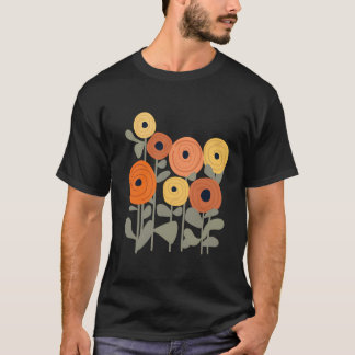 Camiseta Flores botánicas estilizadas inspiradas en la natu