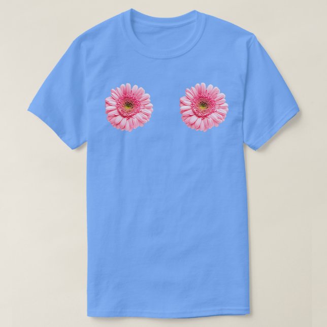 Camiseta flores codificando amor cumpleaños lindo (Diseño del anverso)