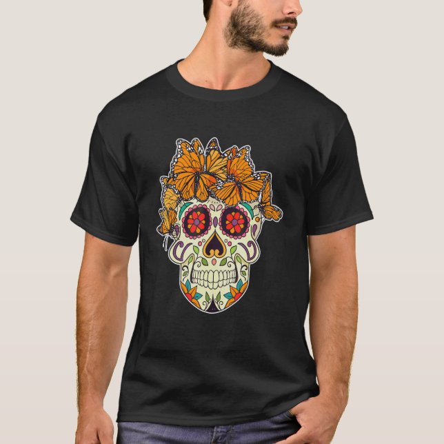 Camiseta Flores coloridas de la imaginación (Anverso)